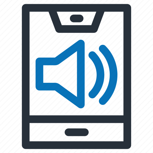Mobile, sound, volume, audio, speaker, phone icon - Download on Iconfinder