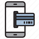 mobile, payment, credit, card, smartphone, online, pay