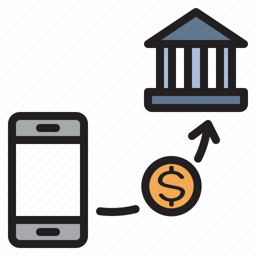 Money, transfer, online, mobile, smartphone, bank, banking icon - Download on Iconfinder