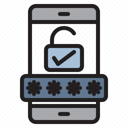 Password, mobile, smartphone, lock, protection, security icon - Download on Iconfinder