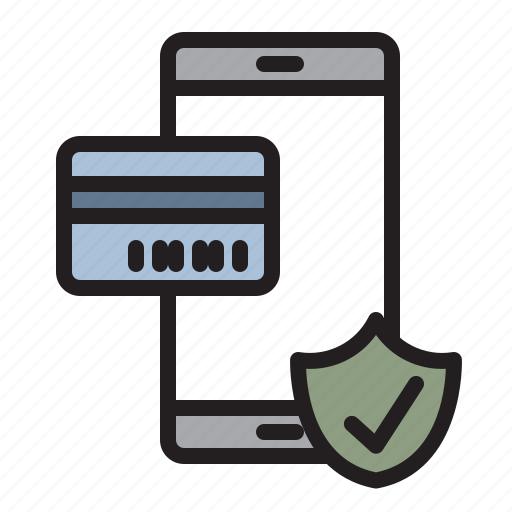 Secure, payment, protection, security, credit, card, smartphone icon - Download on Iconfinder