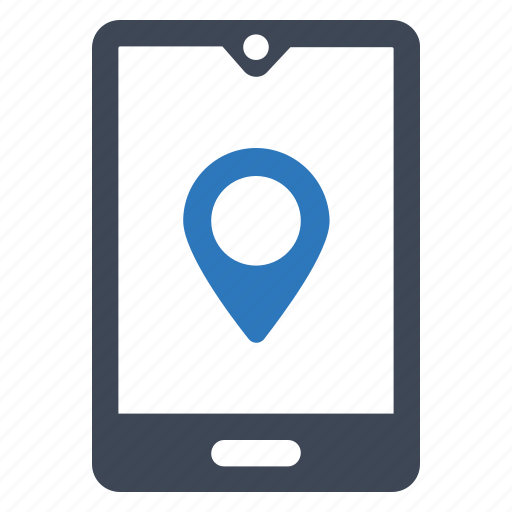 Mobile, phone, location, map icon - Download on Iconfinder