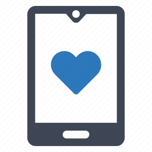 Mobile, love, heart, smartphone icon - Download on Iconfinder