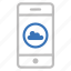 cloud, storage, cell, phone, device, mobile 