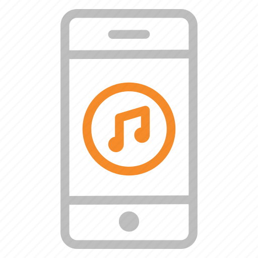 Music, cell, phone, device, mobile icon - Download on Iconfinder