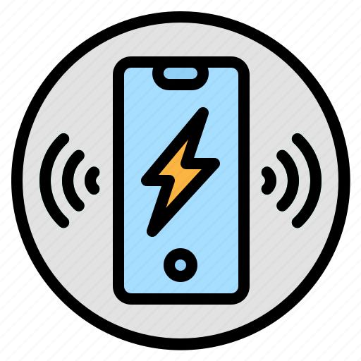 Electronic, charging, power, wireless, charger icon - Download on Iconfinder