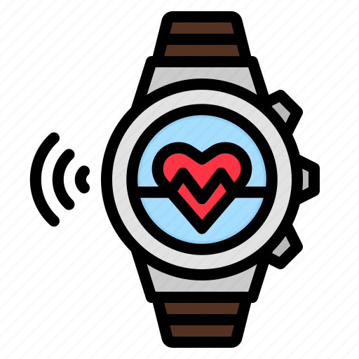 Smart, smartwatch, rate, watch, heart icon - Download on Iconfinder