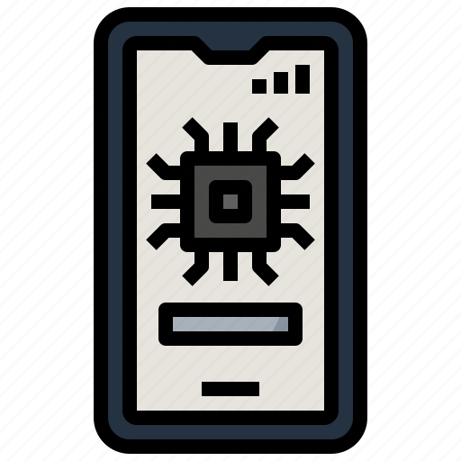 Artificial, chip, electronics, intelligence, mobile, technology icon - Download on Iconfinder