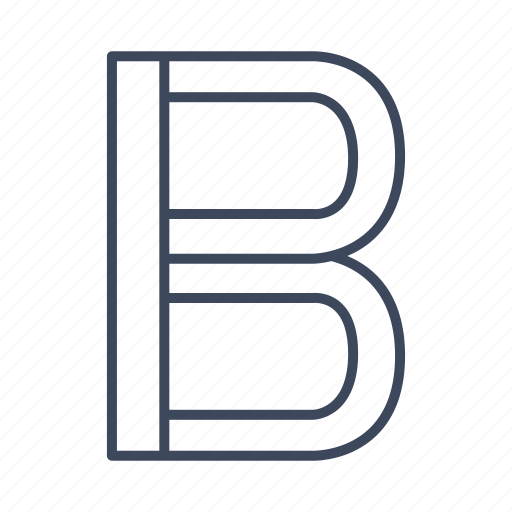 B, bold, editing, font icon - Download on Iconfinder