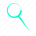 find, magnifier, search, view