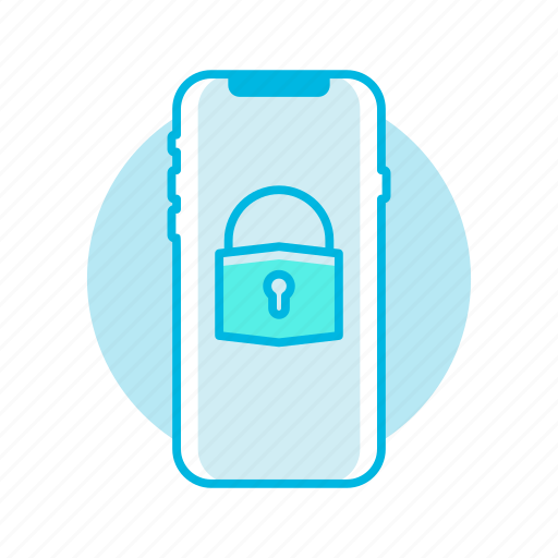 Lock, phone, security, unlock, iphone x, iphonex icon - Download on Iconfinder