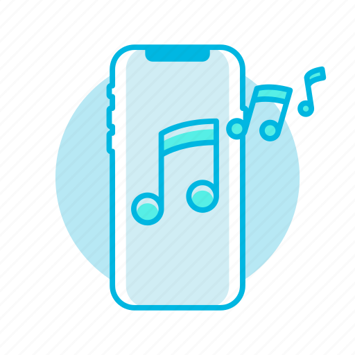 Music, phone, ringtone, sound, iphone x, iphonex icon - Download on Iconfinder