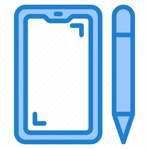 Mobilephone, pen, smartphone, technology, pencil icon - Download on Iconfinder