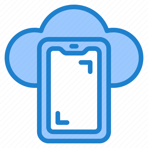 Smartphone, mobilephone, cloud, server, technology icon - Download on Iconfinder