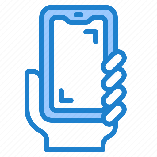 Smartphone, mobilephone, technology, device, hand icon - Download on Iconfinder