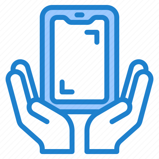 Smartphone, technology, device, mobilephone, hands icon - Download on Iconfinder