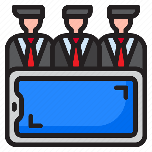 Mobilephone, businessman, smartphone, technology, man icon - Download on Iconfinder