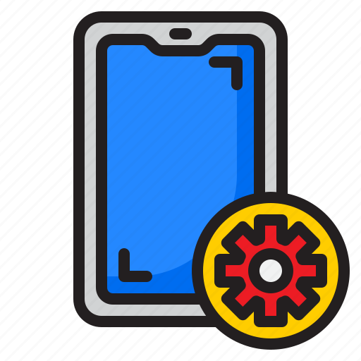 Smartphone, mobilephone, gear, device, setting icon - Download on Iconfinder