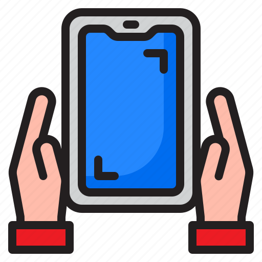 Smartphone, technology, mobilephone, hands, device icon - Download on Iconfinder