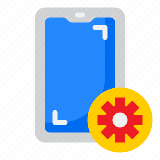 Smartphone, mobilephone, gear, device, setting icon - Download on Iconfinder