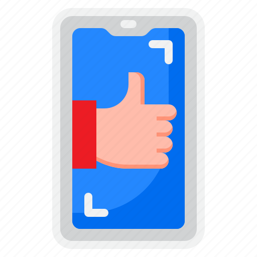 Smartphone, mobilephone, hand, like, social, network icon - Download on Iconfinder