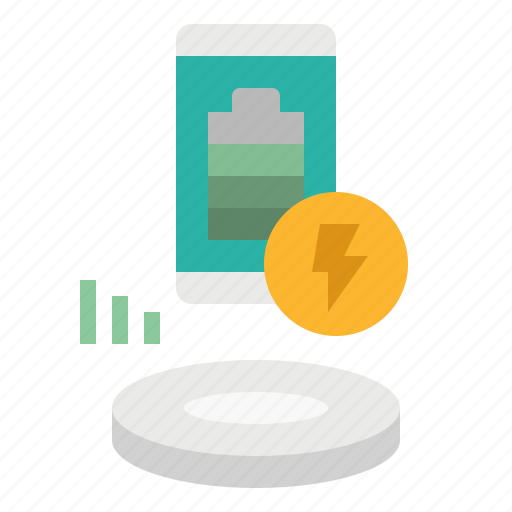 Charging, mobile, phone, smartphone, wireless icon - Download on Iconfinder