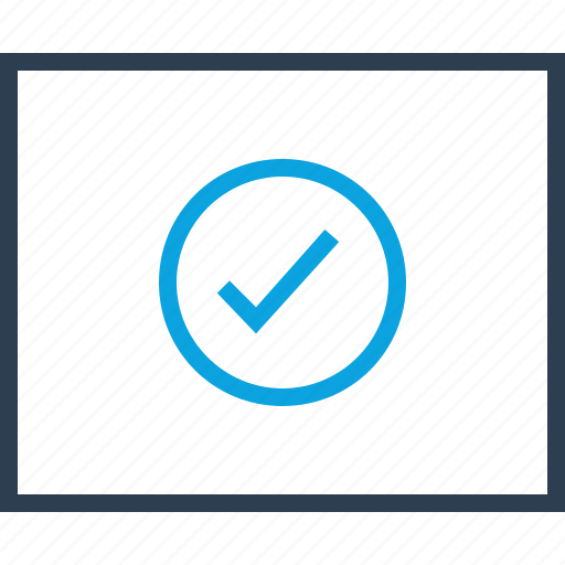 Approved, check, good, mark, ok, wireframe icon - Download on Iconfinder