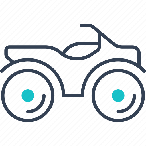 Bike, mode, of, quad, transport icon - Download on Iconfinder