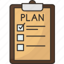 planning, clipboard, schedule, list, task