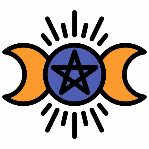 Moon, phases, witchcraft, celestial, occult, witchy, wicca icon - Download on Iconfinder