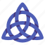 triquetra, wiccan, celtic, knot, occult, witchy, wicca, mystical, occultism 