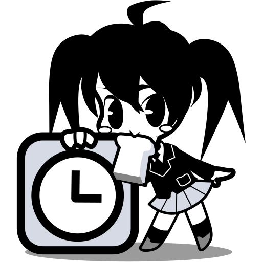 Clock, alarm, time, timer, watch, call me, japanese icon - Free download