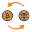 bitcoin, coin, crypto, cryptocurrency, monero, transfer 