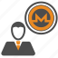 avatar, coin, coins, crypto, cryptocurrency, monero, user 