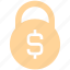 dollar, economic, finance, financial security, lock, lock and security, money, safety, security 