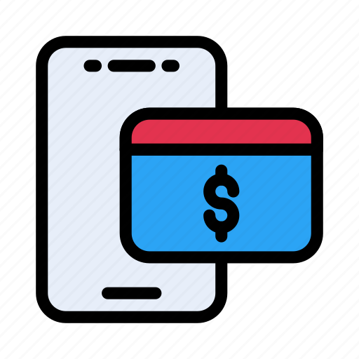 Currency, mobile, online, pay, phone icon - Download on Iconfinder