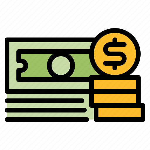 Cash, banknote, coins, money, currency icon - Download on Iconfinder