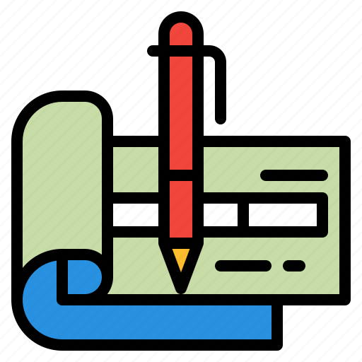 Checkbook, pen, payment, purchase icon - Download on Iconfinder