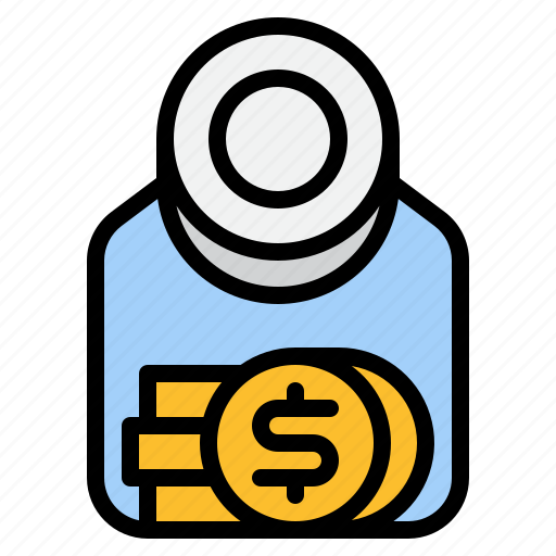Savings, glass, jar, coin, deposit, capital icon - Download on Iconfinder