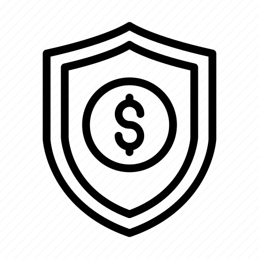 Protection, money, shield icon - Download on Iconfinder