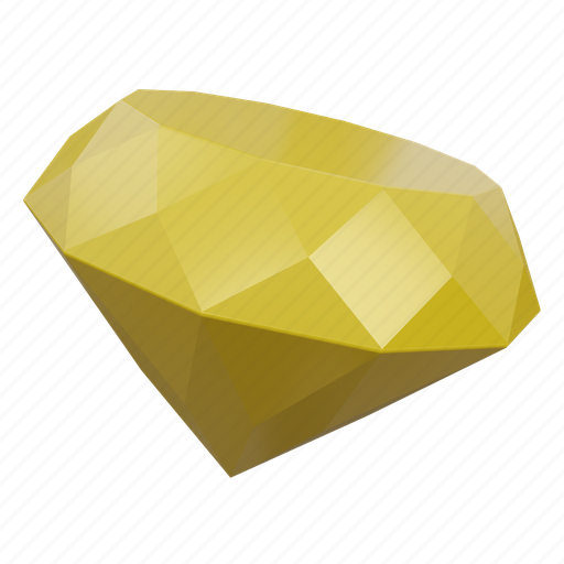 Diamond, gemstone, precious stone, jewellery, precious, crystal, stone 3D illustration - Download on Iconfinder