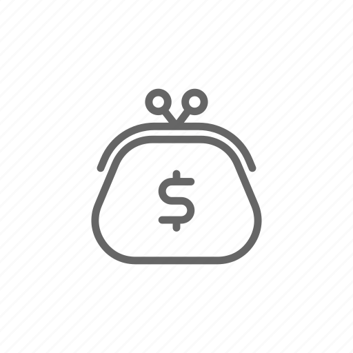 Cash, dollar, finance, line, money, salary, wallet icon - Download on Iconfinder