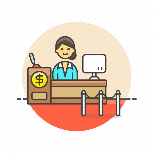 Counter, money, service, bank, cash, currency, finance icon - Download on Iconfinder
