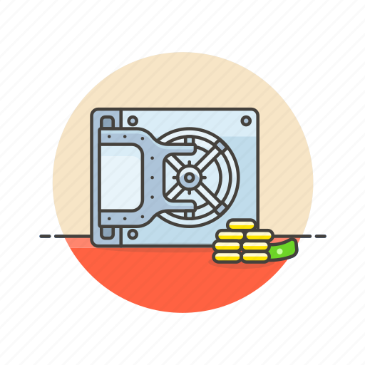 Bank, money, safe, vault, cash, currency, finance icon - Download on Iconfinder