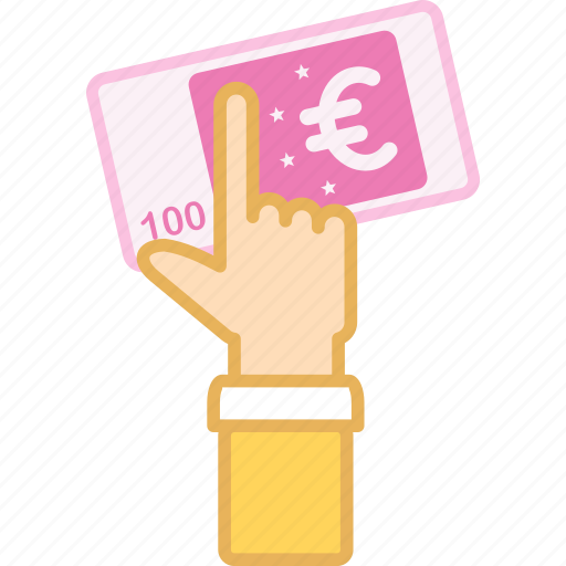 Business, euro, finance, hand, investment, money, paper icon - Download on Iconfinder