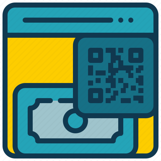 Online, page, qr, scan, payment, money icon - Download on Iconfinder