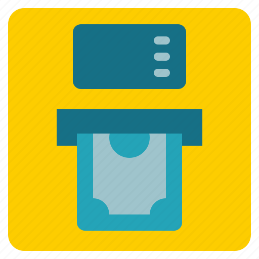 Atm, withdraw, money, banking icon - Download on Iconfinder