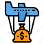 airplane, banking, currency, money, payment 