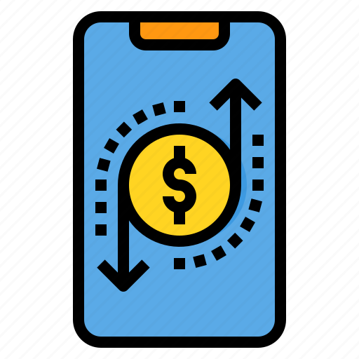 Banking, currency, exchange, money, payment, smartphone icon - Download on Iconfinder
