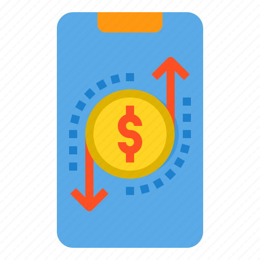 Banking, currency, exchange, money, payment, smartphone icon - Download on Iconfinder